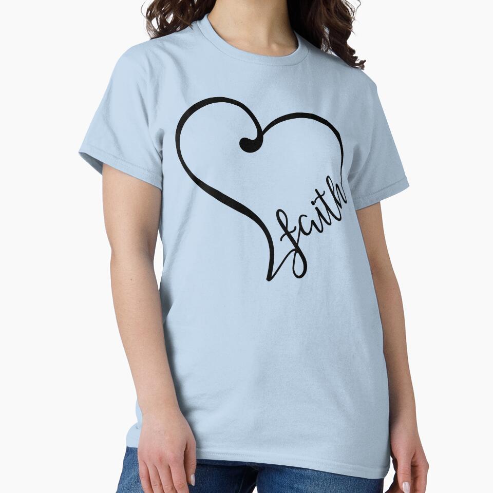 Faith Heart Christian Design by palmsandprints2