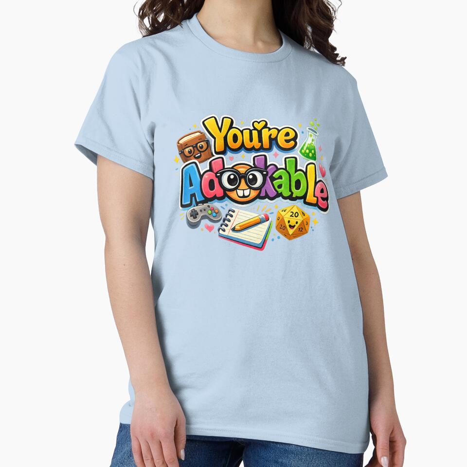 You’re Adorkable – Funny Cute Nerdy Geek Saying by extrisiceye