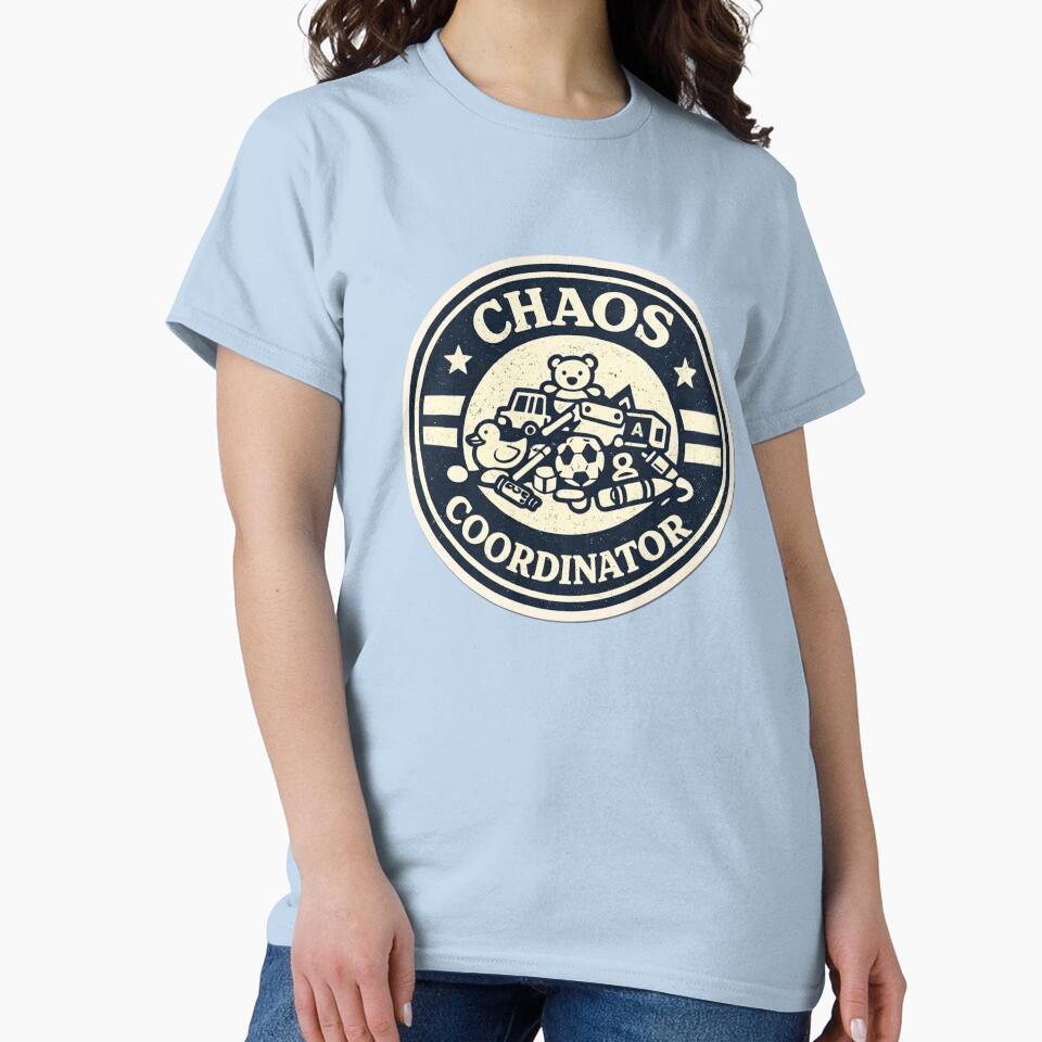 Chaos Coordinator – Funny Parenting Badge by EastEndTownie