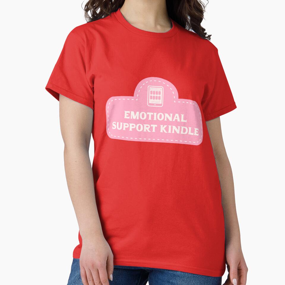 Emotional Support Kindle - Pink by rainytheday
