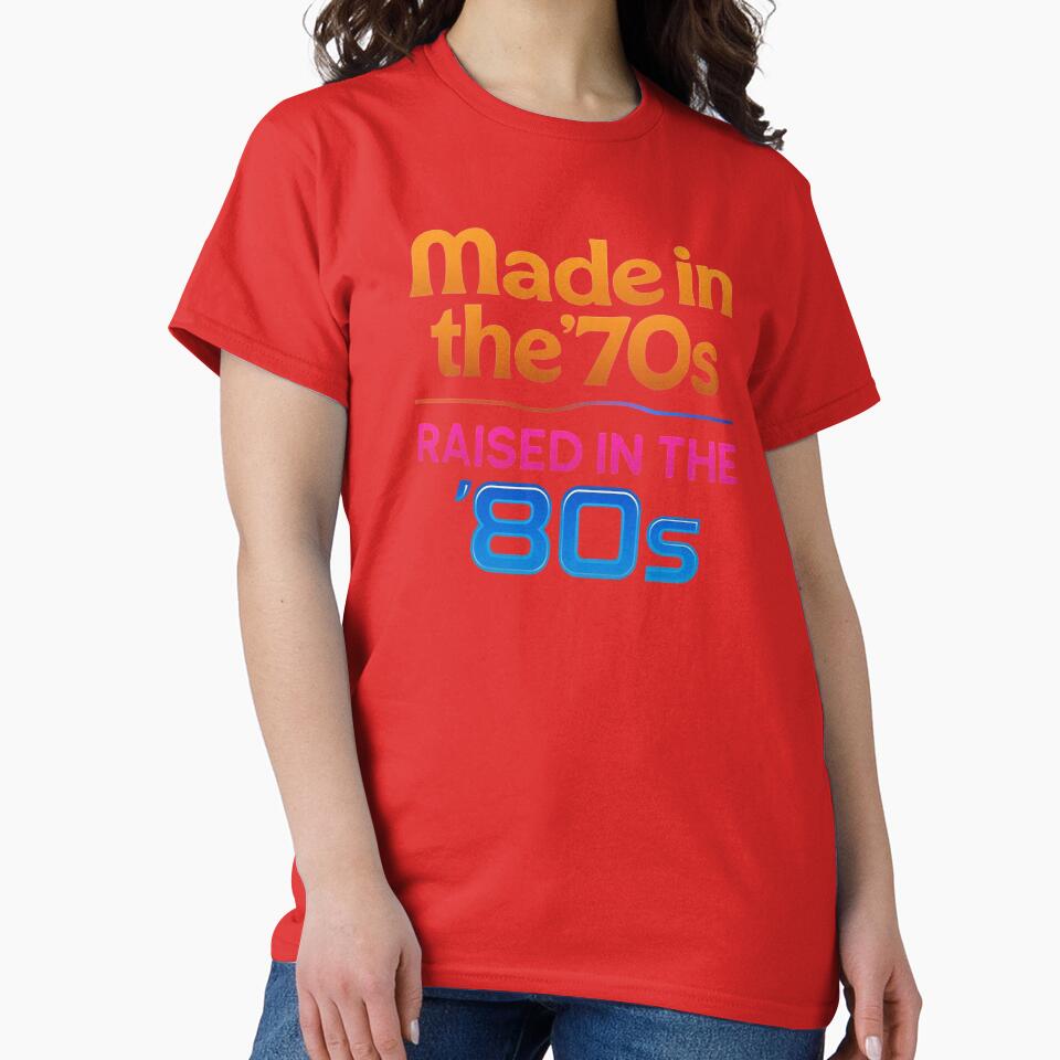 made in 70s and 80s style classic tshirt by anandsiva2703
