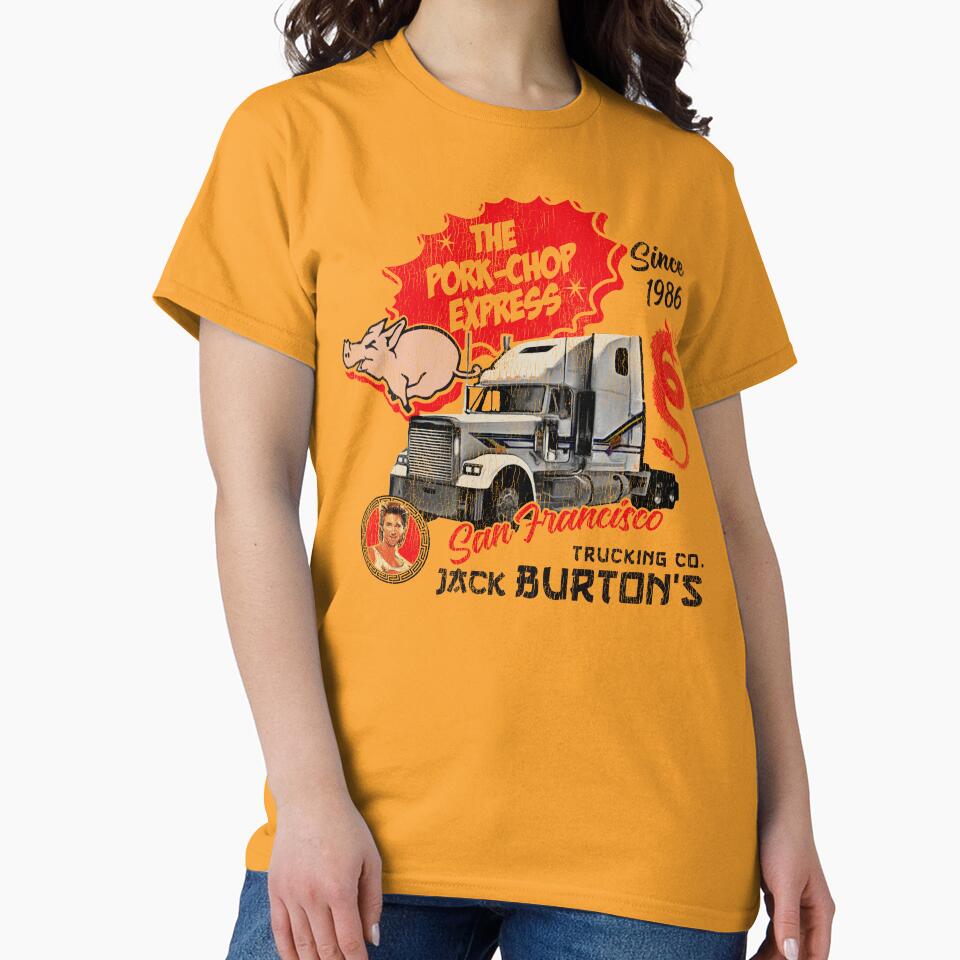 Jack Burton Pork Chop Express Trucking Lts Worn by Alema Art