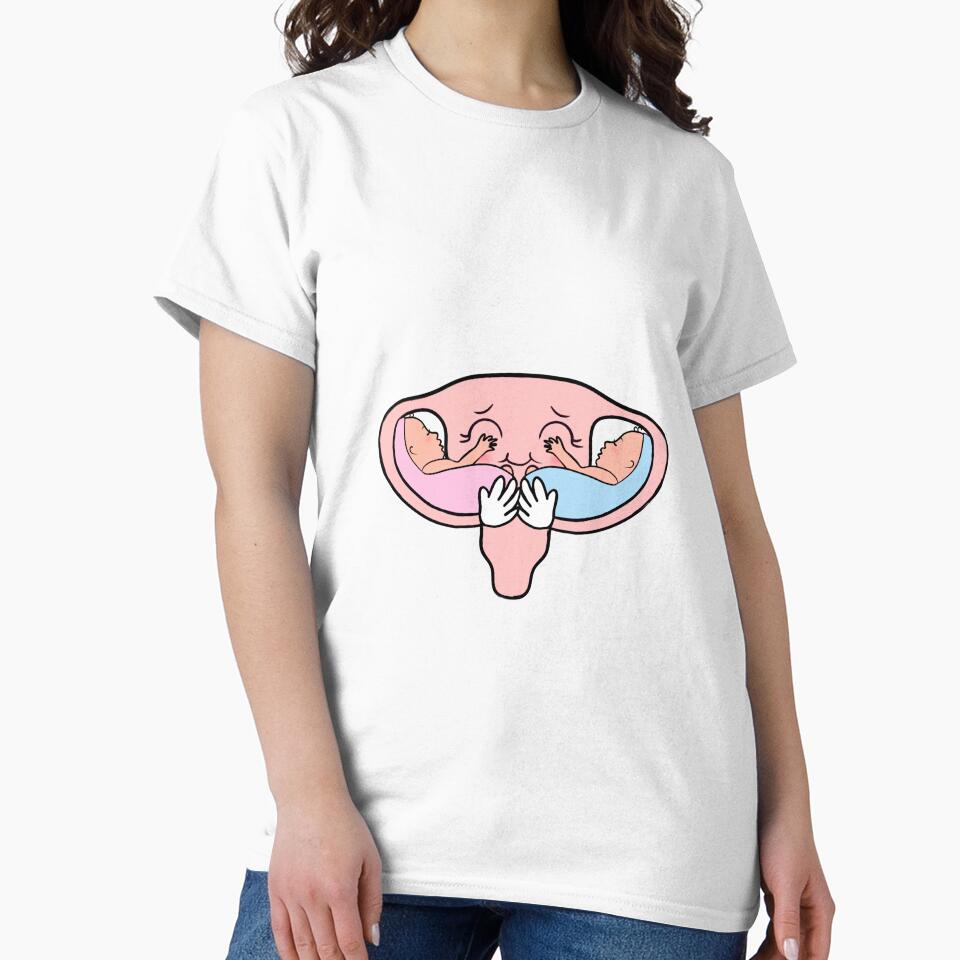 Pregnant uterus with twins by Mermaidssparkle