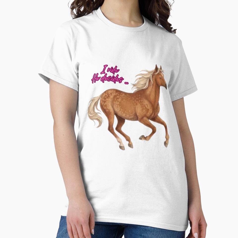 Design Oréna, “I ride, he decides” by petsfamilyart
