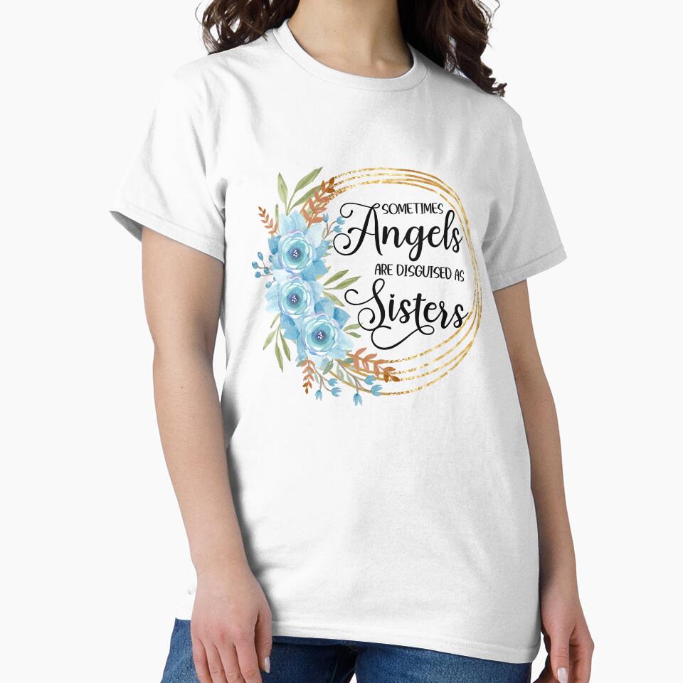 Sometimes Angels are Disguised as Sisters  I  Sister Gift Ideas by younghopes