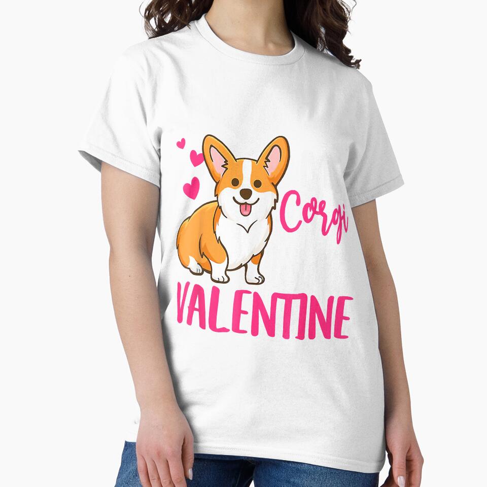 Corgi Is My Valentine Dog Lover Dad by gonzales6422