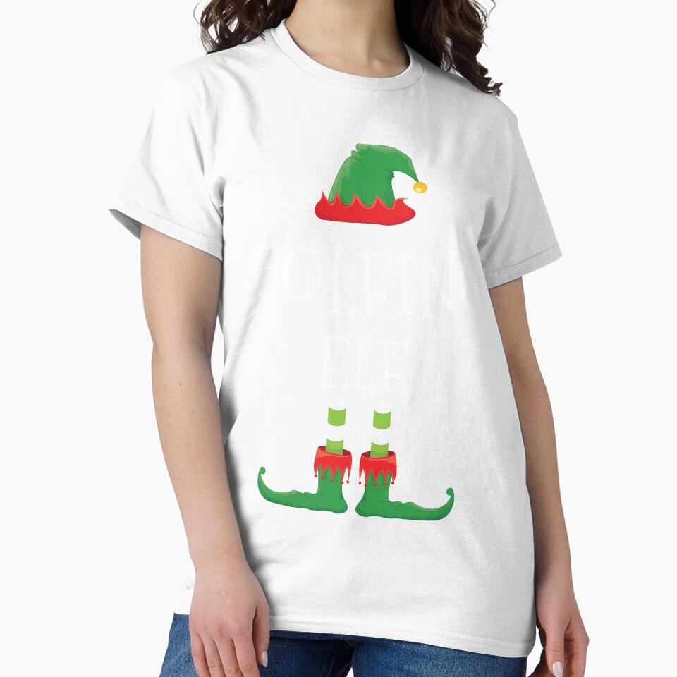 Golfing Elf Family Matching Christmas Group Funny Gift by DavisHasari