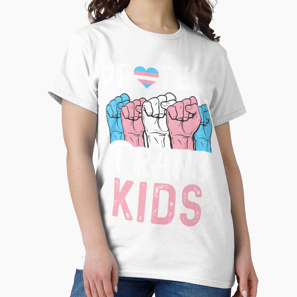 Protect Trans Kids Transgender LGBT Pride Tee by hasbury8