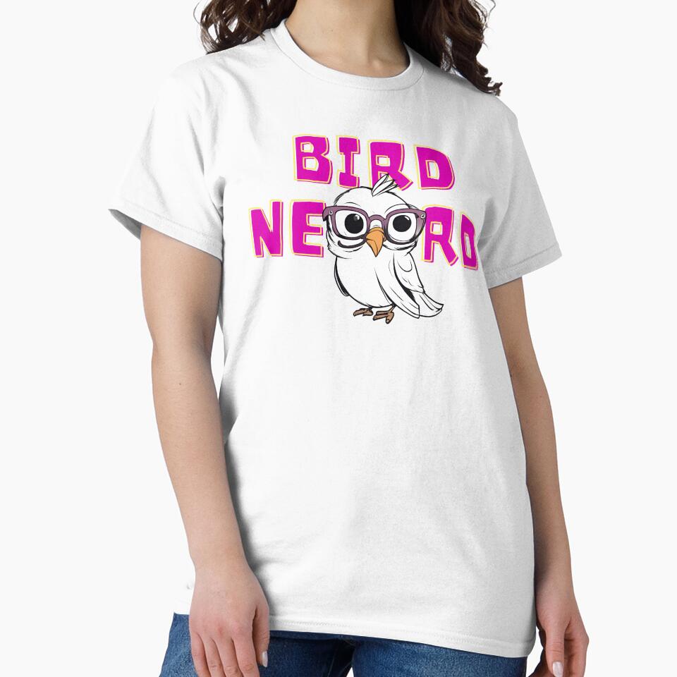 bird nerd owl pink design by TheWaterBirds
