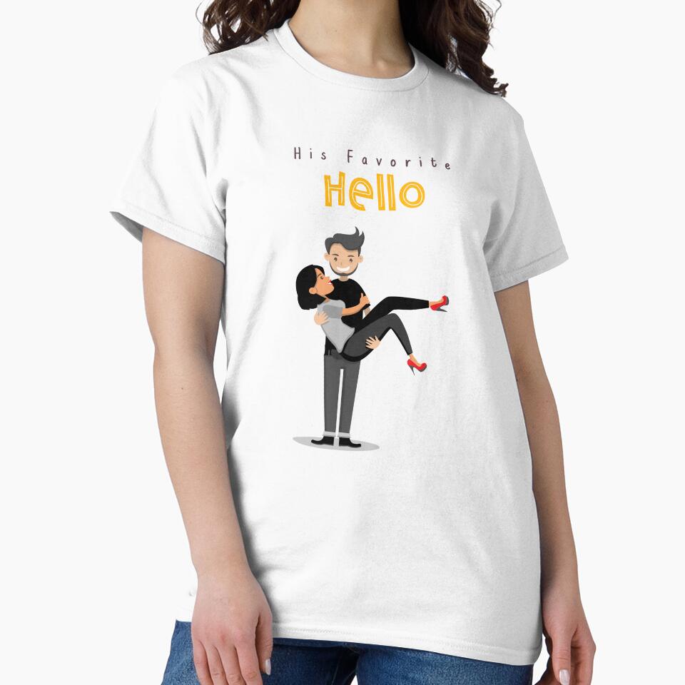 His Favorite Hello National Girlfriend Day by SquatchPrintsCo