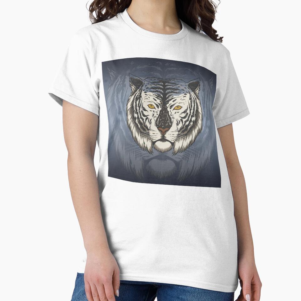 Albino whiteTiger head by Donutlovers