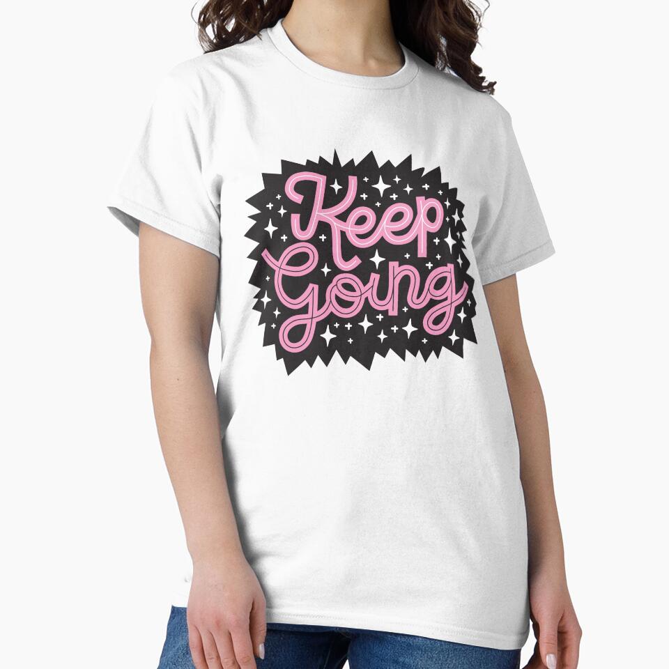 Keep Going Positive Motivational Quote by keeleypost