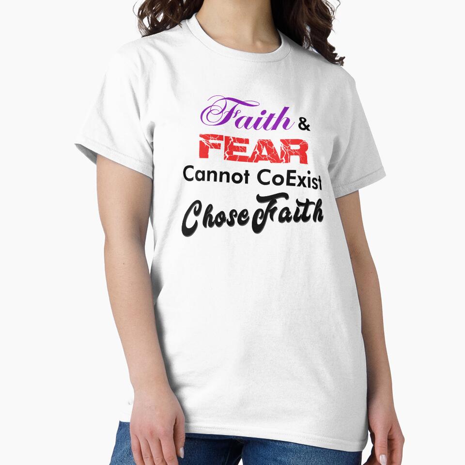 Faith & Fear Cannot Co-Exist. Chose Faith! by WisdomsPress