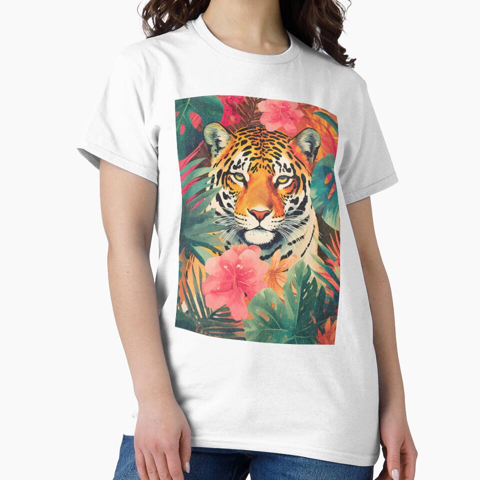Cute Floral Tiger by Topmaxdesign