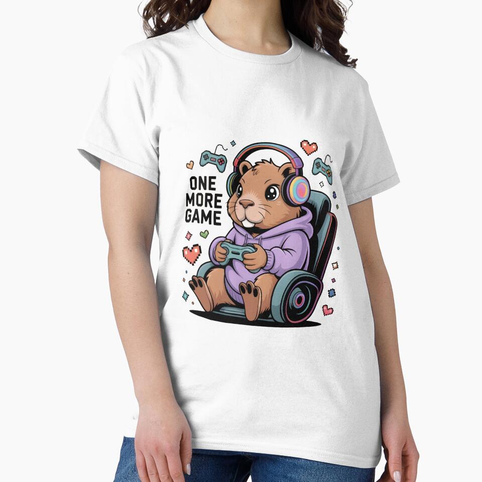 CAPYBARA GAMER - ONE MORE GAME by KISHNAY-FASHION