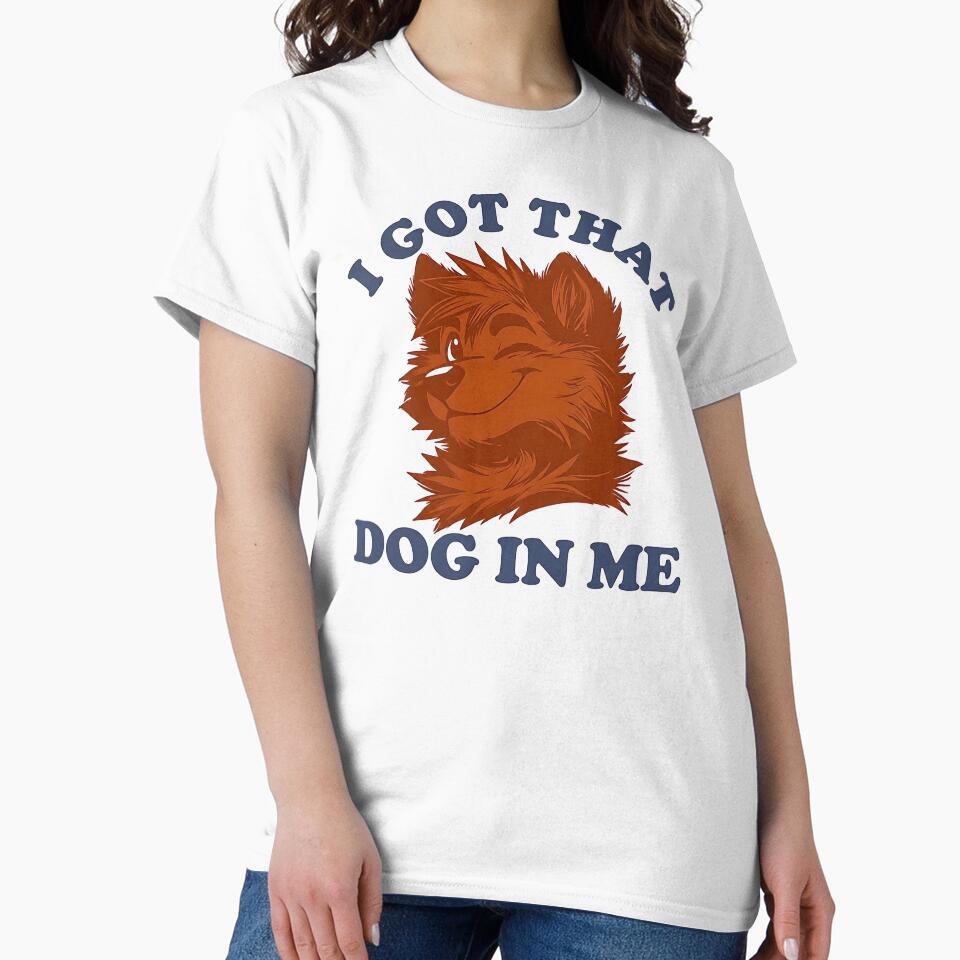 I Got That Dog In Me Furry Wolf Dog by URGlden