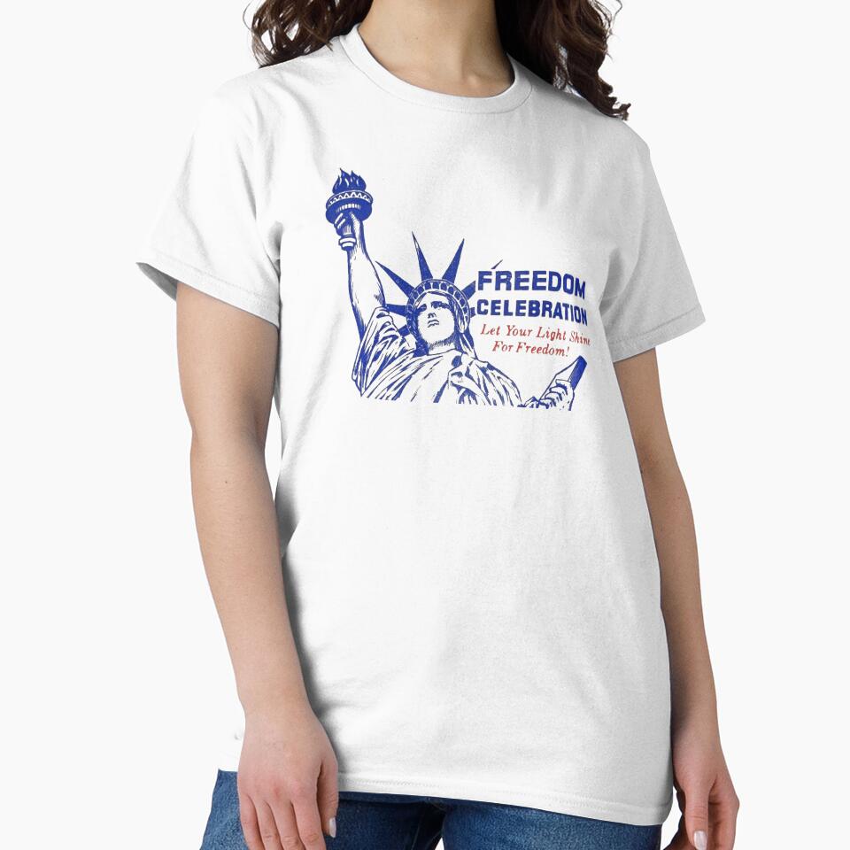 Vintage Freedom Celebration - Let Your Light Shine For Freedom by QuayTradingCo
