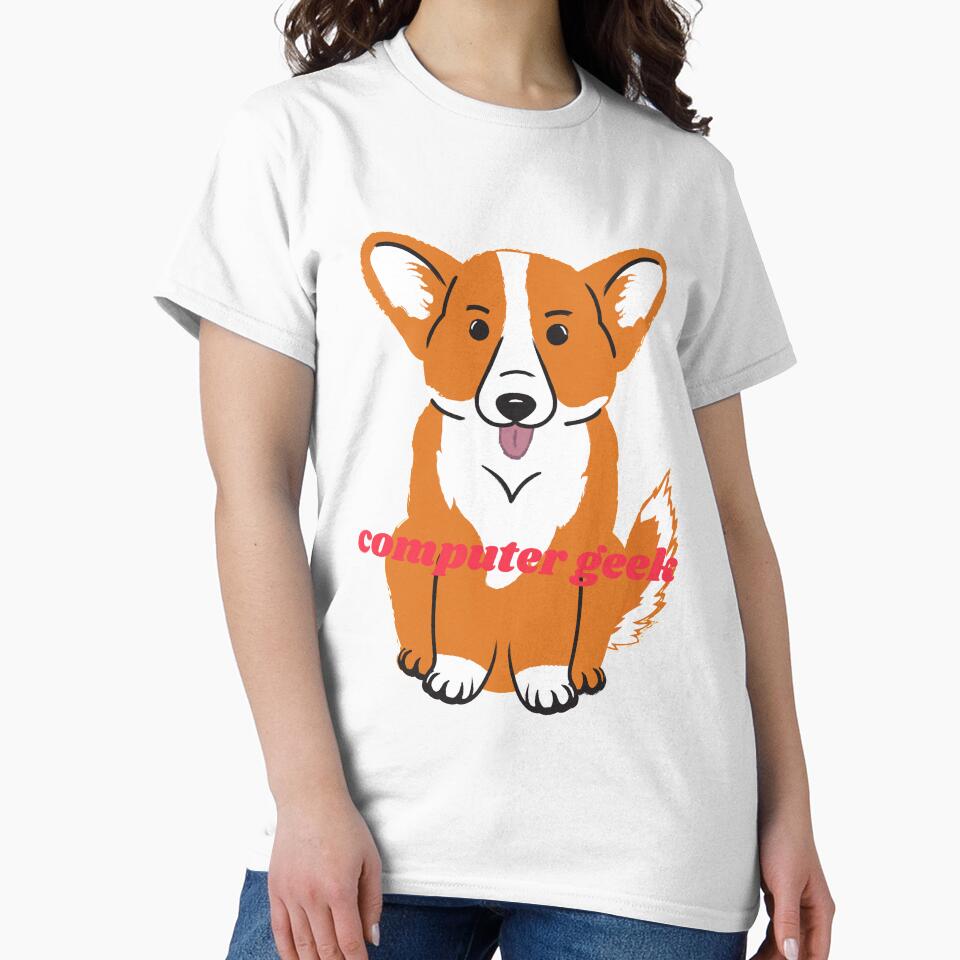 TV Geek Dog Cute Geek Computer  Dog  Luv You by johnrk