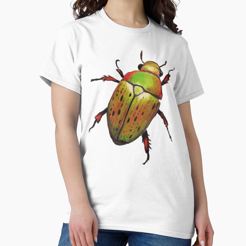 Australian Christmas Beetle (Anoplognathus suturalis) by Mary Traverse