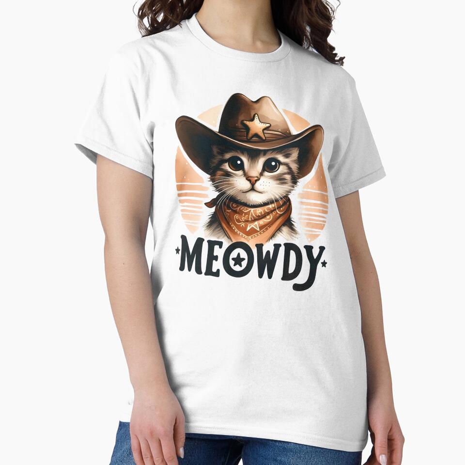 Meowdy cowboy cat by Batshirt