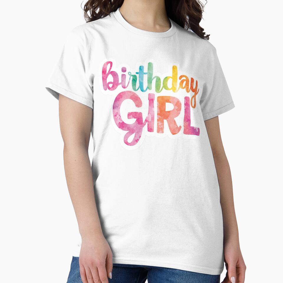 Birthday Girl Rainbow Text by PamLeeDesign
