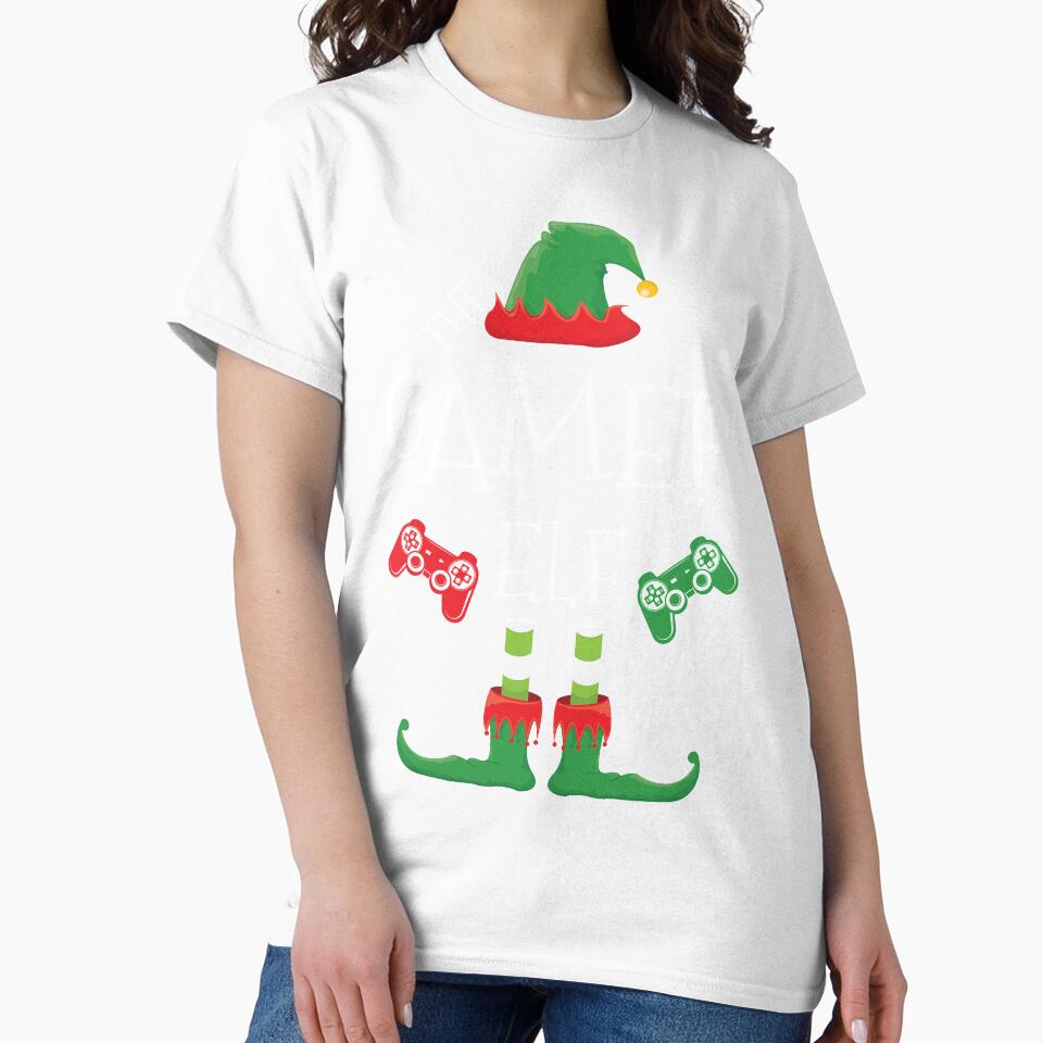 Gamer Elf Family Matching Christmas Group Funny Gift by DavisHasari