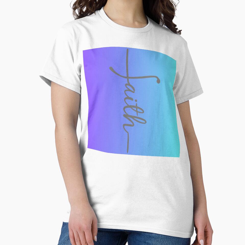 Faith graphic design color print by dcrc
