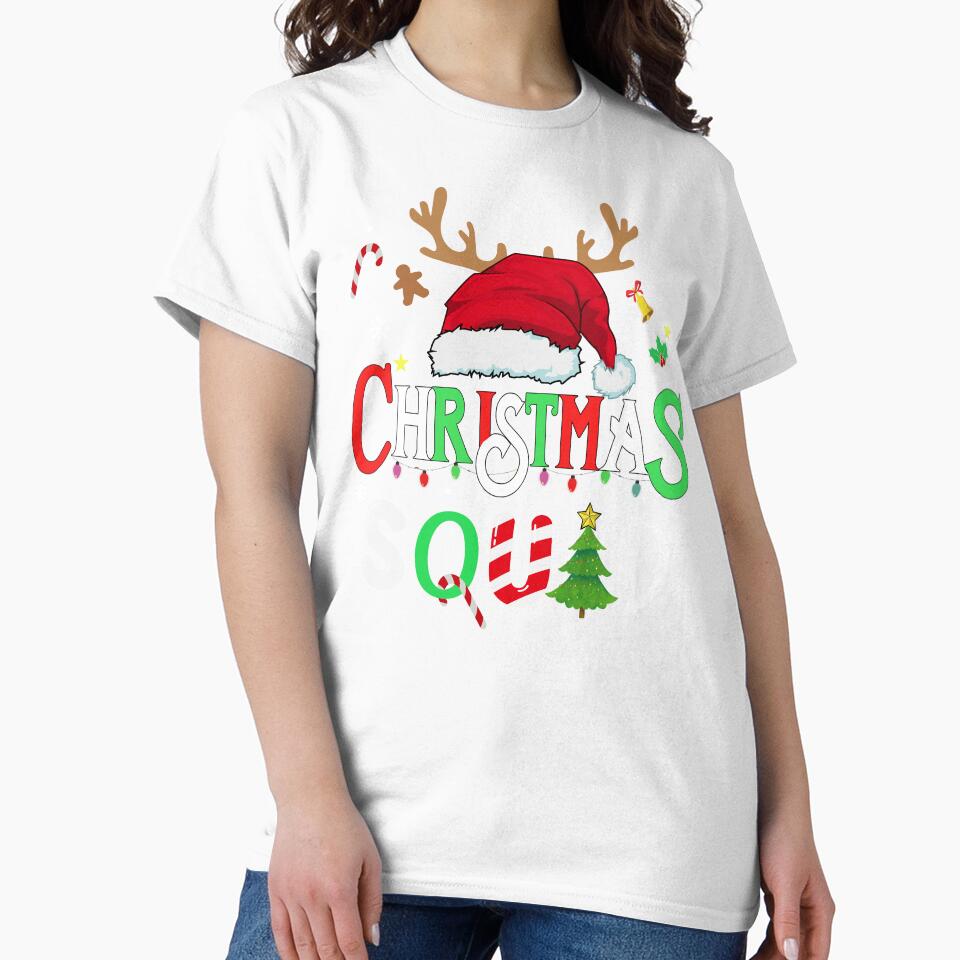 family christmas 2023 squad shirt , matching christmas pajama santa reindeer team shirt by ZAIN JAMAL