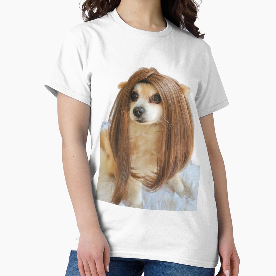 dog with wig by Thehecticstore