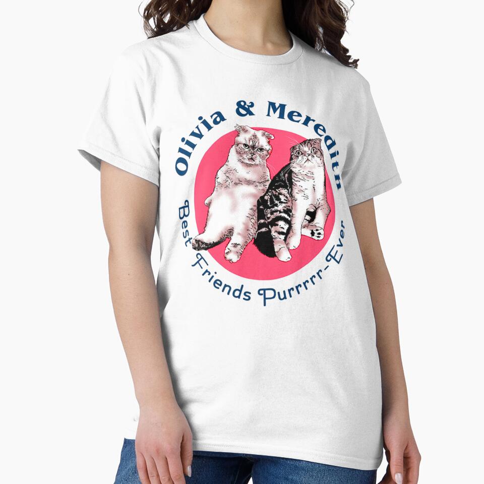 Olivia & Mered­ith | Best Friends Purr Ever by DingoTee (1388)⭐⭐⭐⭐⭐