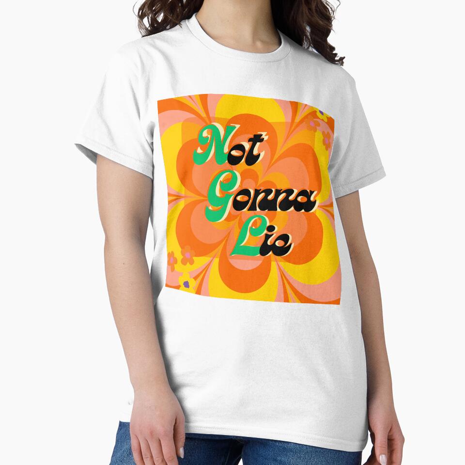 Not Gonna Lie – Retro Groovy 70s Style Art by Puretrendsetter