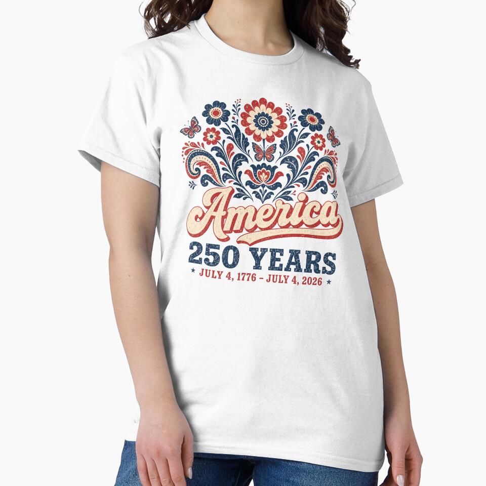 250 Anniversary USA Floral by NicowrmSArt