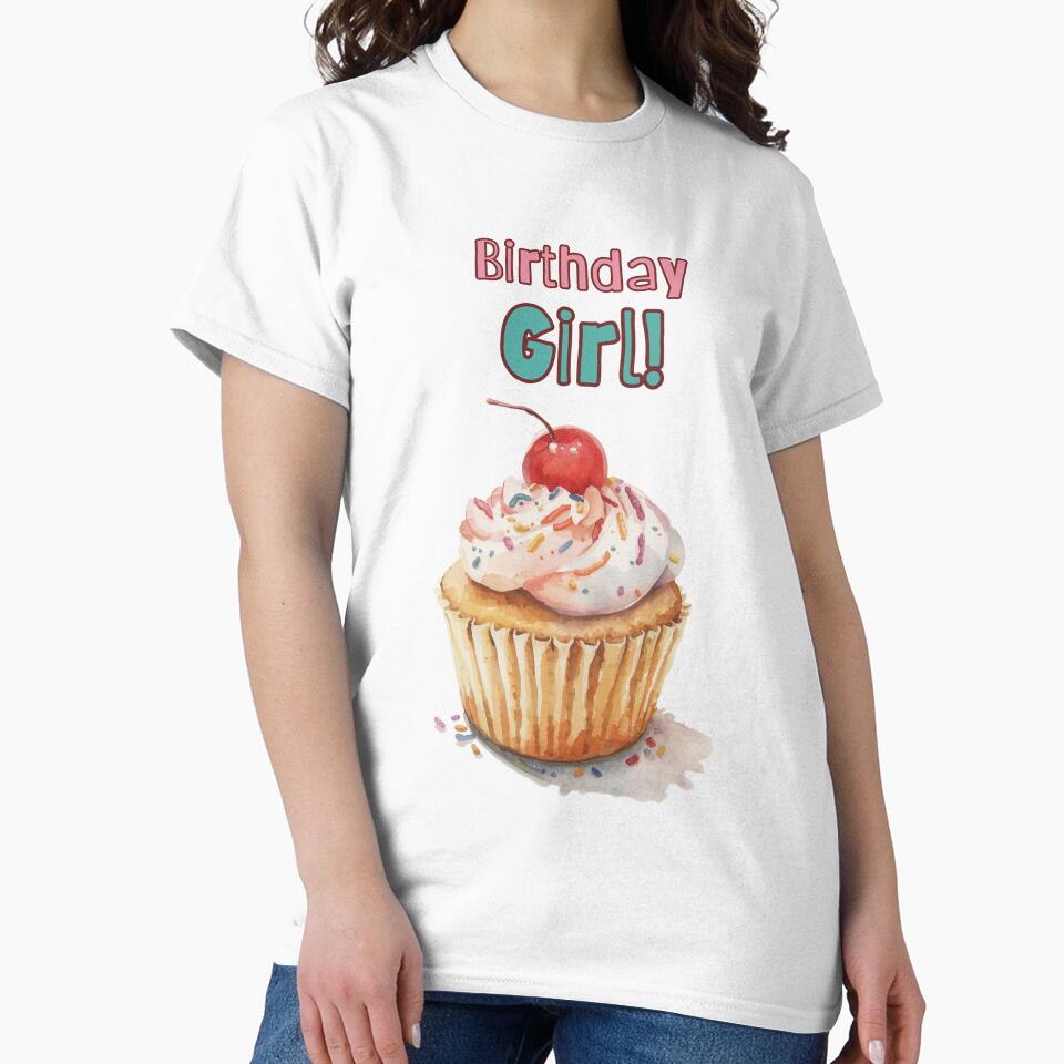 birthday Girl Pastel Cupcake by PamLeeDesign