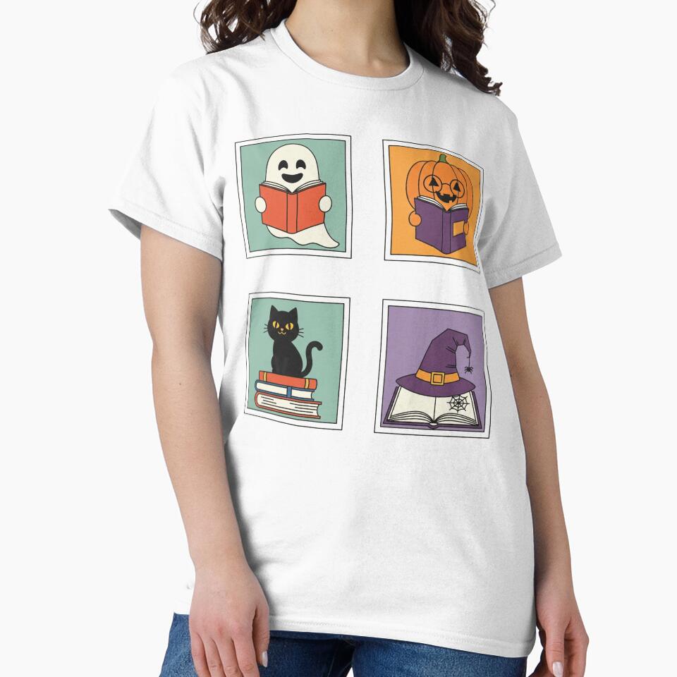 Funny Spooky Book Club: Halloween Reading Icons by Tw1nsAIArt