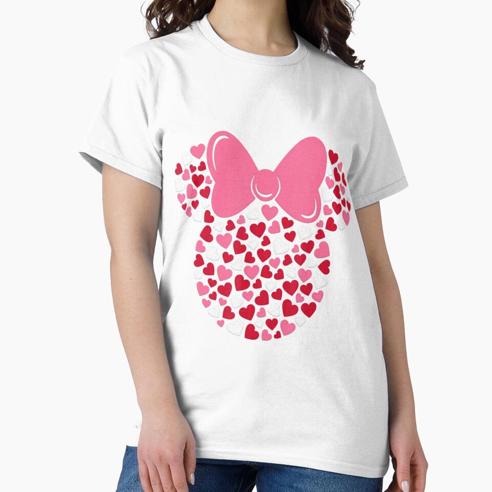 Princess Mouse Pink Hearts Valentine's Day by yarmanzasso2