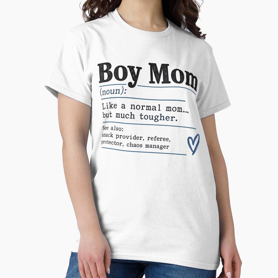 Definition of a Boy Mom by QRLDesigns