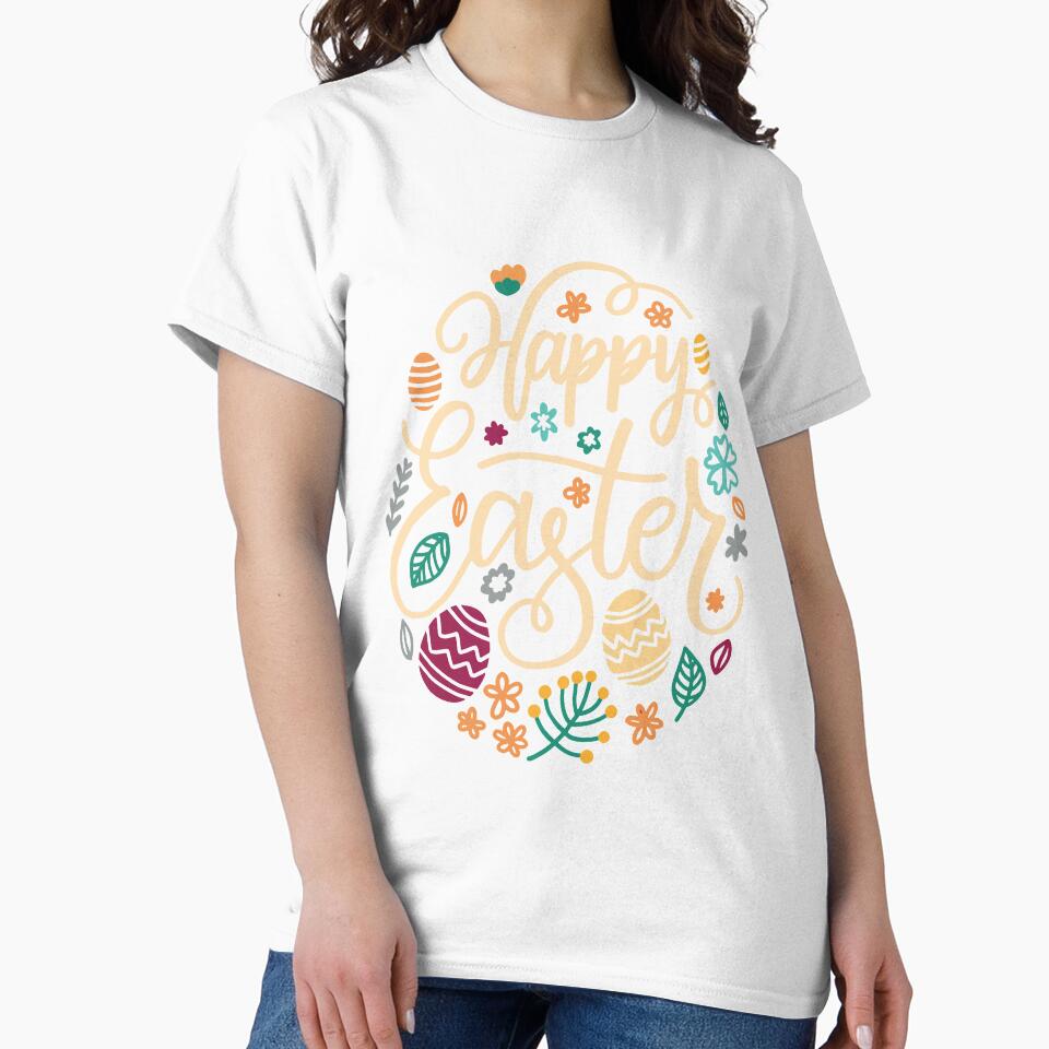 Happy Easter Flowers Moms Girls by IceNiceIce