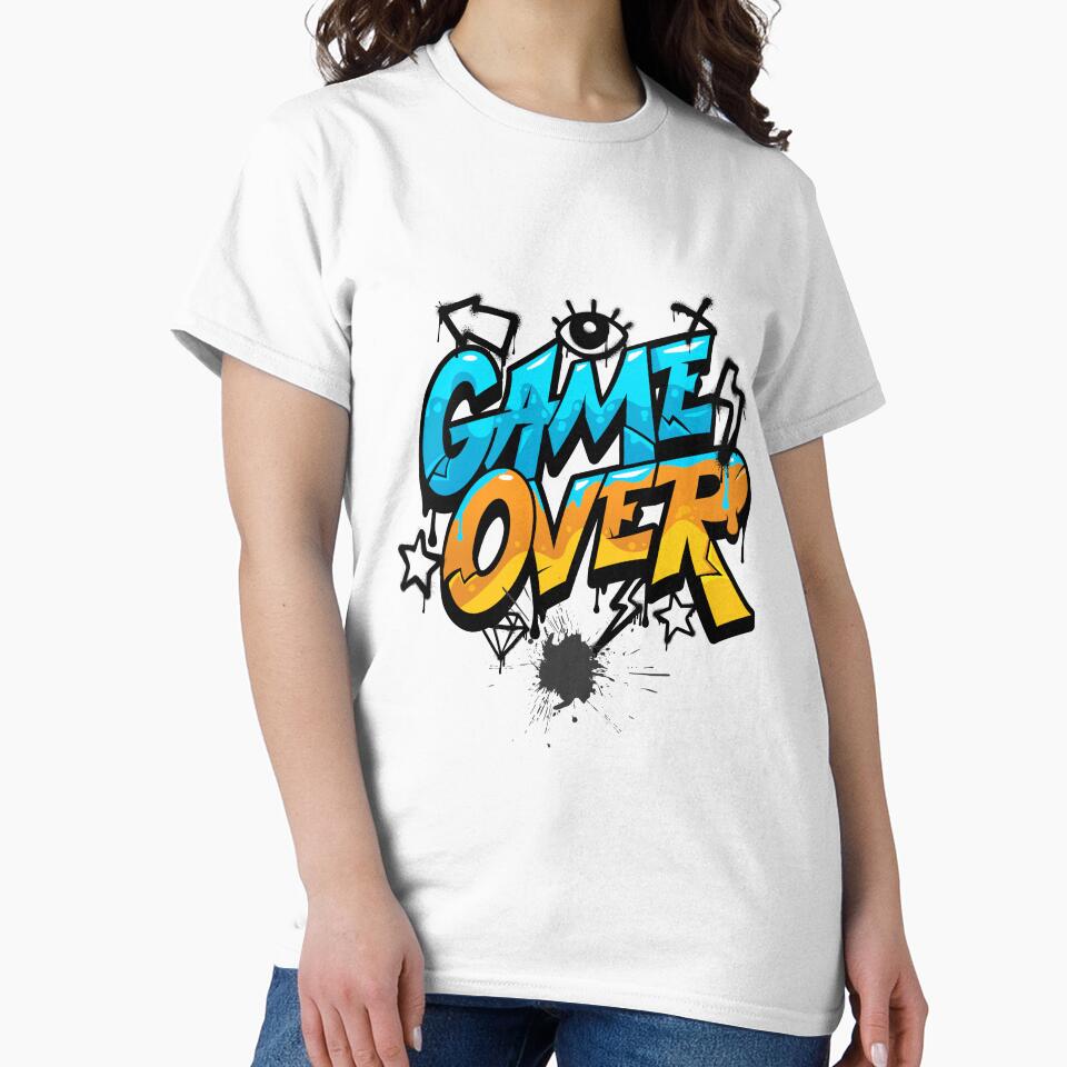 game over tshirt by Magnumxxx store