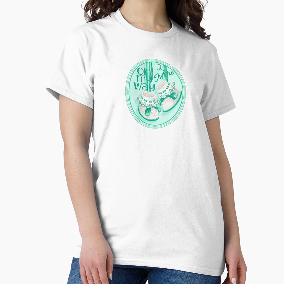 “On My Way - 2 Mths” Baby Green (Incl. Maternity & Baby Wear) by PawsitiveMum