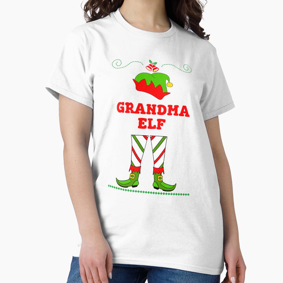 Elf Matching Grandma by Sartoris Art