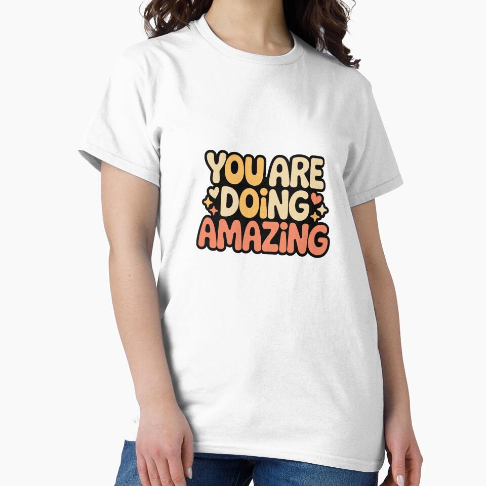 You Are Doing Amazing Sticker — Positive Affirmation Gift Decal for Laptop and Mirror by Stick_It_With_Love
