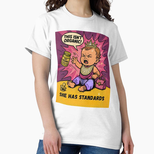 "This Isn’t Organic!" Diva Baby – Funny Pop Art Design by karinasalwaszka