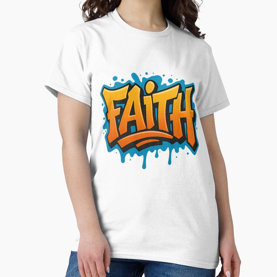 Bold Graffiti "FAITH" Street Art Design – Urban Style Lettering by DeepLife