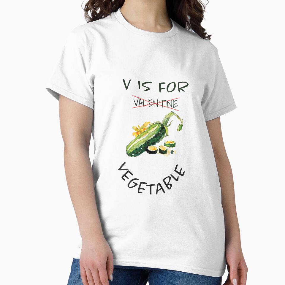 V Is For Vegetable | Happy Valentine | Valentine's Day | Vegetable Love | Healthy Valentine| Zucchini by ArtPowTech