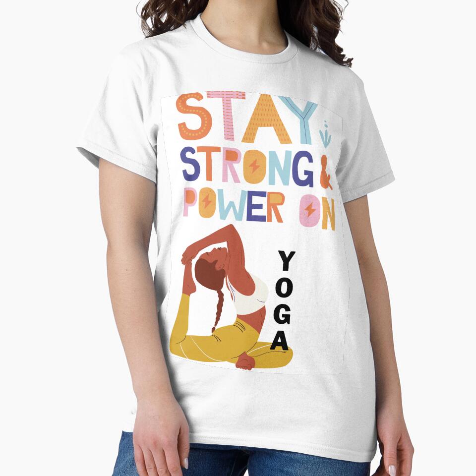 Stay strong & power on (yoga) by Jaadueekala