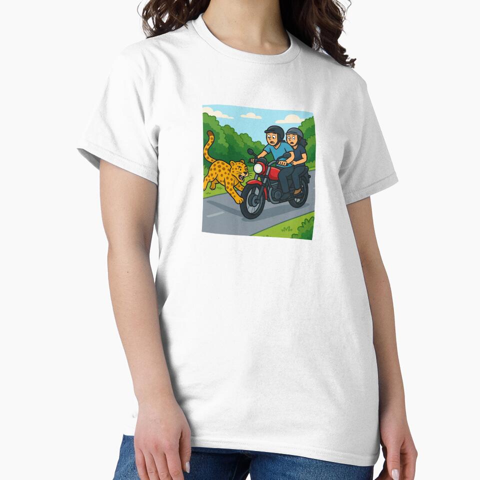 Leopard intercepts motorcycle by Lovedesigning25