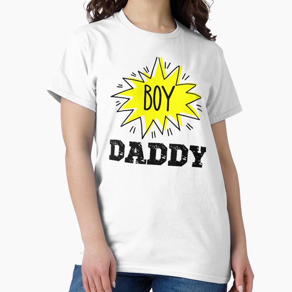 Boy Daddy Gender Reveal by BlessItAllTees