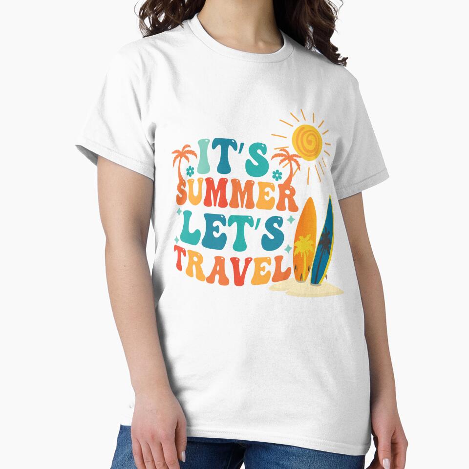 Adios School Hola Summer, It's Summer Let's Travel by ELOgift