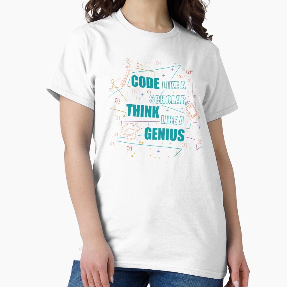 Code Like a Scholar, Think Like a Genius by Xatutik.art