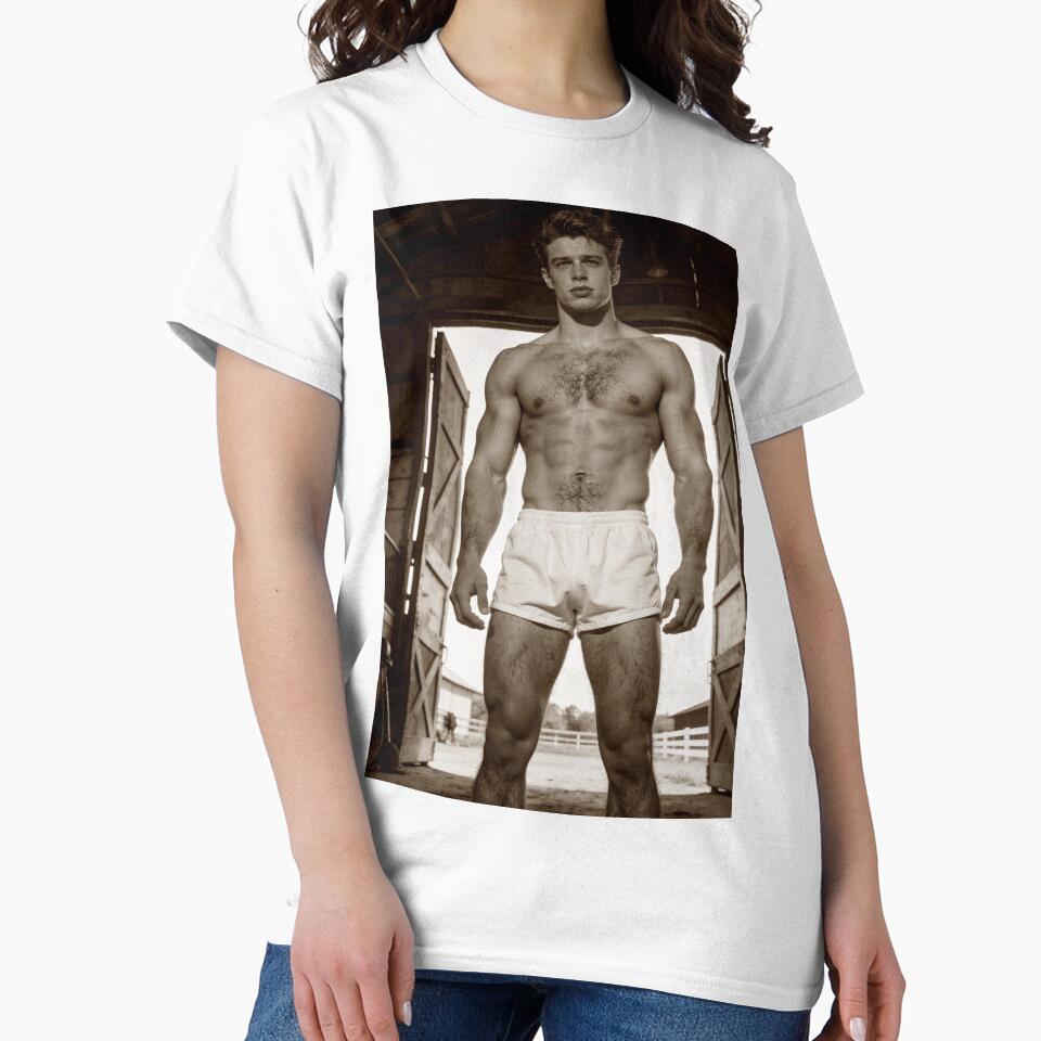 Number 10 shirtless Print by dudeoir